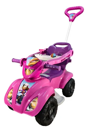 Quadriciclo Queen Shop Stellar Menina 1 A 3 Anos Até 35kg Carro Passeio Rosa