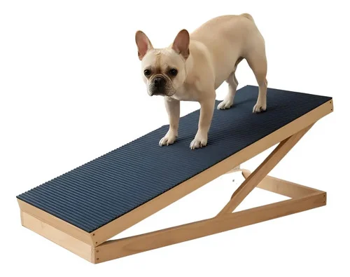 Rampa Pet 70 Cm Ate 50 Kg Antiderrapante Ajustavel Dobravel Preto G