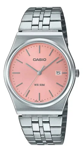 Relógio Casio MTP-B145D-4AV de Aço Inoxidável com Calendário