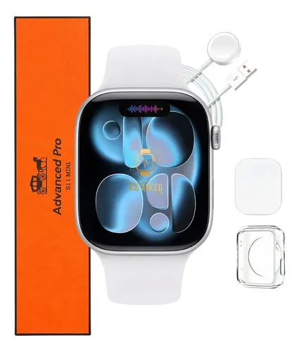 Relógio Microwear Smartwatch S11 Mini Series 11 42mm Whatsapp Gps Nfc 2026 Prateado SMARTWATCH ADVANCED PRO