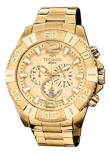 Relogio Technos Masculino Legacy Dourado Os20ibs/4x