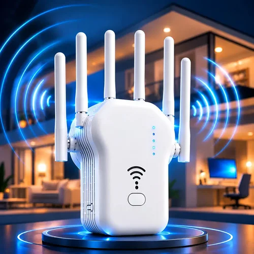 Repetidor Wifi 2.4ghz 6 Antenas Alta Estabilidade E Alcance