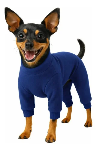 Roupinha Para Pet Macacão Escolher Cor Inverno Macho E Fêmea