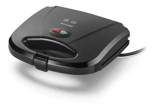 Sanduicheira Multi Home Multilaser Gourmet Grill Chapa Dupla 750w Preto