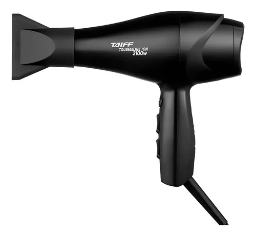 Secador De Cabelo Taiff Tourmaline 4 Temperaturas 2100w Cor Preto