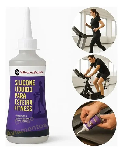 Silicone Para Esteira E Bicicleta Ergométrica 300ml Premium