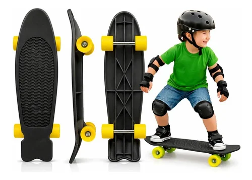 Skate Infantil Criança Seguro Iniciante Brinquedo Completo