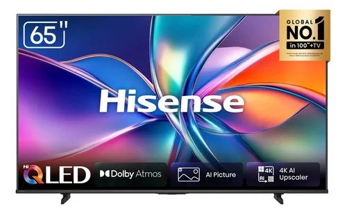 Smart TV Hisense HI-QLED 4K 65" Polegadas com Dolby Atmos, Dolby Gaming e Alexa - 65Q6QV