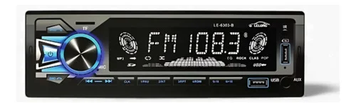 Som De Carro Tipo Pione E Soni Radio Com Bluetooth Led 7 Cor