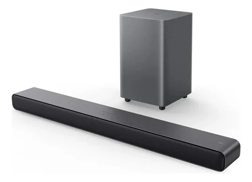 Soundbar Tcl Com Subwoofer Sem Fio Bluetooth 2.1 Canais 220w Rms Hdmi Arc S55h