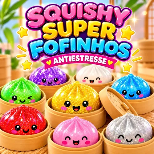 Squishy Brinquedo Antistress Macio Raro Colecionável Apertar Surpresa