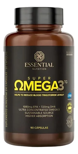 Super Ômega 3 Tg 1000mg 90 Cápsulas - Essential Nutrition 90 Cápsulas