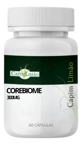 Suplemento em cápsulas Capim Limão Sulpemento esportivo Core Biome Corebiome 300 Infinity pharma Sem sabor x 400mg de 60 un