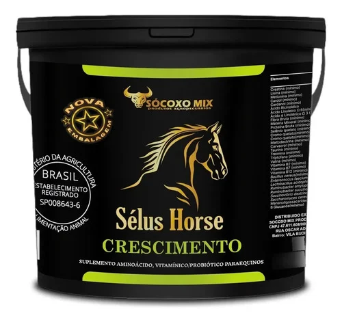 Suplemento Potros Crescer Cavalo Equino Forte Equestre 01kg
