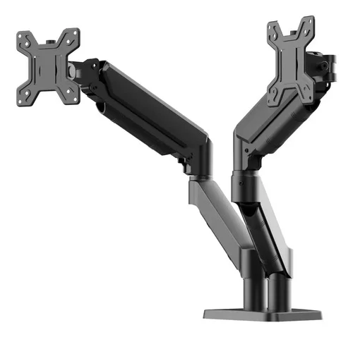 Suporte de Monitor braço articulado duplo ajustável Preto WK-MSP2