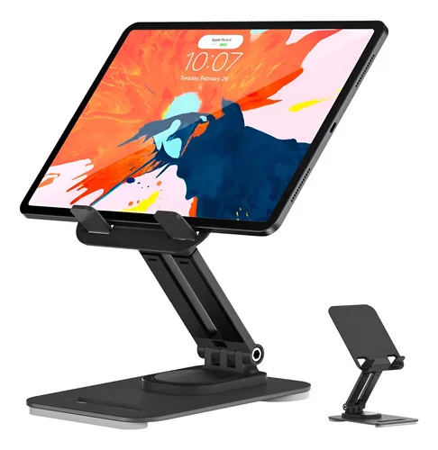 Suporte Giratório 360° De Alumínio Ajustavel Base Para Table
