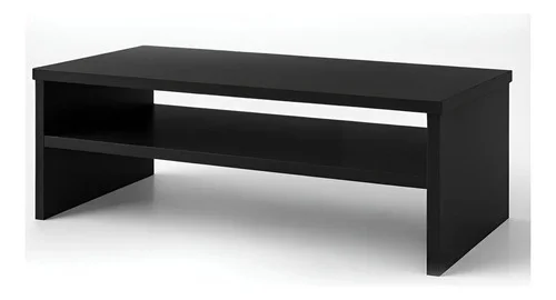 Suporte Monitor Souza Preto Standard Madeira Sem Gavetas 49x25,5x15cm
