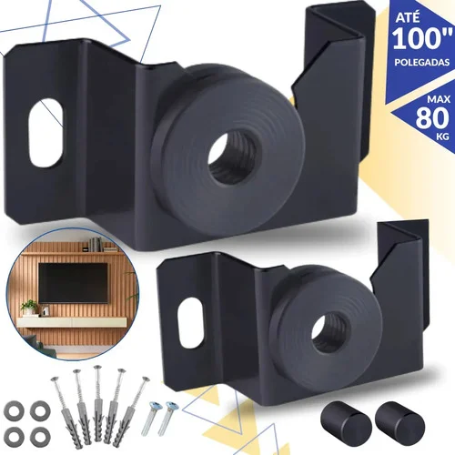 Suporte TV Fixo Universal 10" a 100" Polegadas Forte Para Todas as Marcas