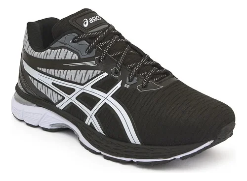 Tênis Asics Gel Novo Corrida Caminhada Macio Treino Oferta Asics Preto Cinza 41 Br