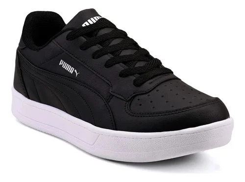 Tênis Puma Academia Corrida Caminhada Macio Treino Leve Puma Preto 41 Br