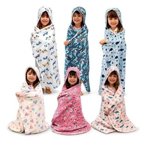 Toalha Gigante Premium Exclusiva Infantil Criança C/ Capuz