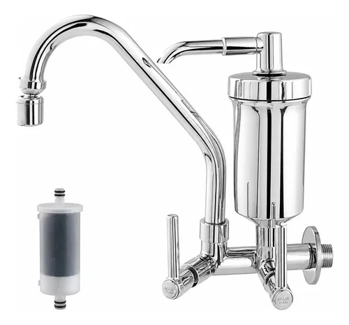 Torneira Com Filtro Cozinha Gourmet Parede Bica Móvel Abs