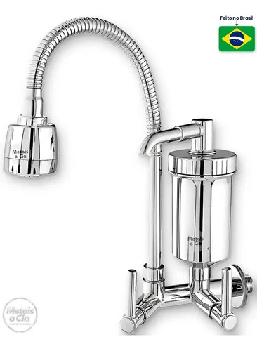 Torneira Com Filtro Gourmet Flexível Filtro Cozinha Parede Bica Com Filtro Cromado Purificador De Agua