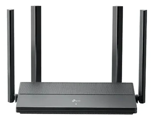 TP-Link EX1500 Roteador Wi-Fi 6 AX1500 Dual Band, 4 portas gigabit, cobertura até 140 m2, 60 dispositivos, configuração em 3 etapas, EasyMesh, baixa latência