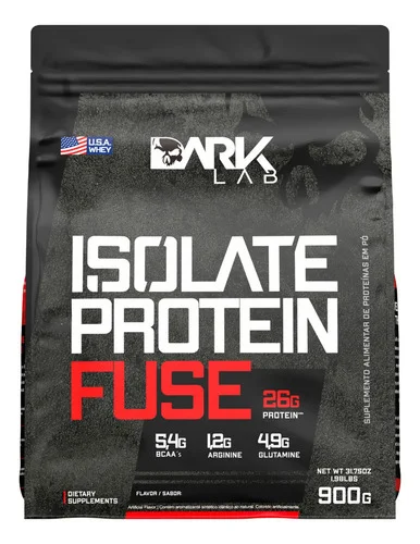Whey Isolate Protein Fuse 900g Dark Lab Sabor Creme de avelã