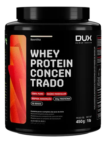 Whey Protein Concentrado - Pote 450g Sabor Torta De Limão