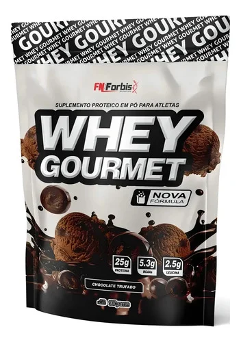 Whey protein FN Forbis Gourmet em pó sabor Chocolate trufado x 907g