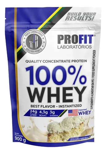 Whey protein Profit 100% Quality Concentrate em pó sabor Leite Niño x 900g