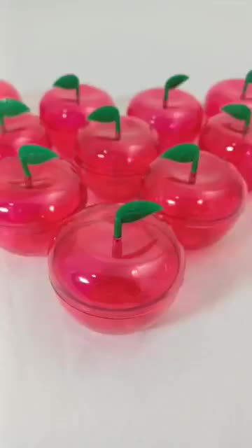 50 Mini Maçãs Acrílicas Vermelha Festa Branca De Neve Clips