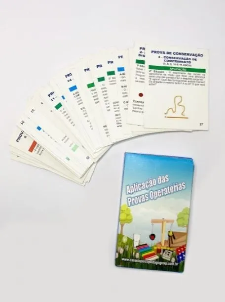 Provas Piagetianas (04 Caixas Completas)