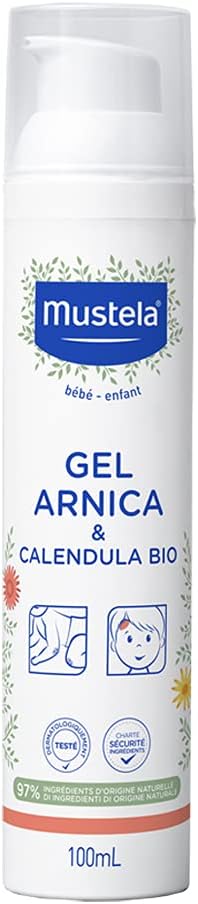 Mustela Gel Arnica E Calêndula Bio 100Ml – Refresca, Hidrata e Alivia Pequenos Dodóis – 97% De Ingredientes De Origem Natural