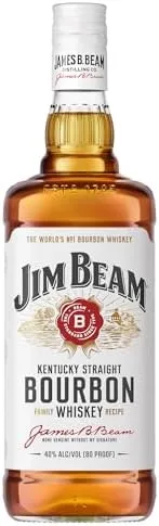 Bourbon Whiskey Jim Beam White 1L