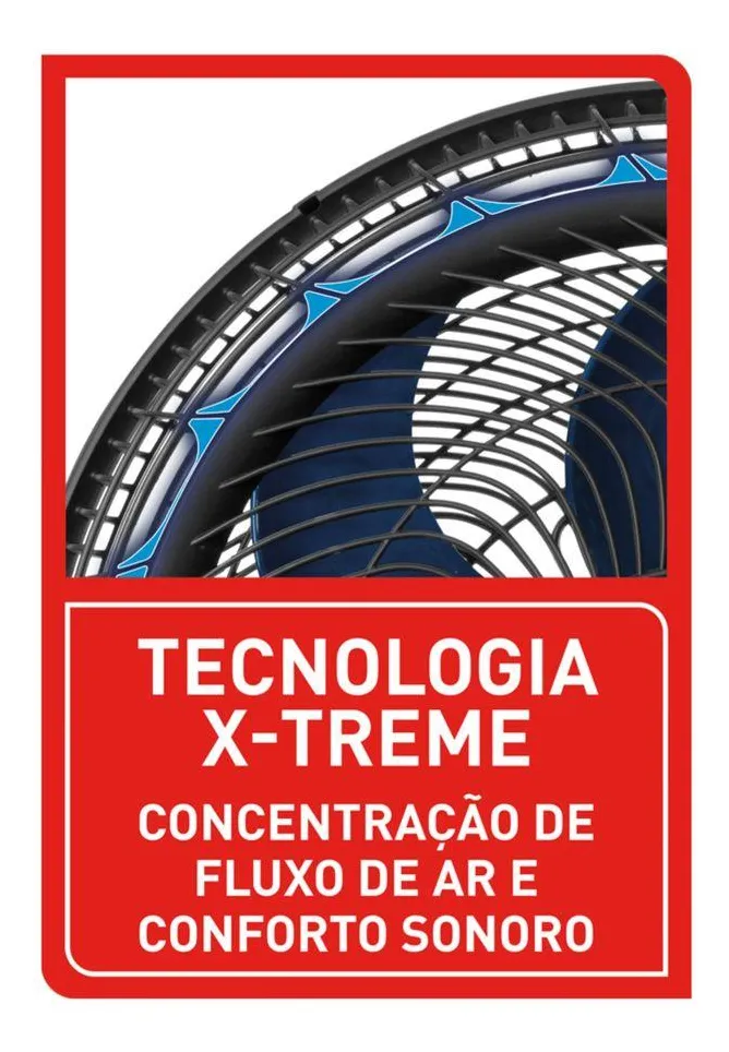 Mesa Arno X-treme 7 VE70 40 cm Preta Azul