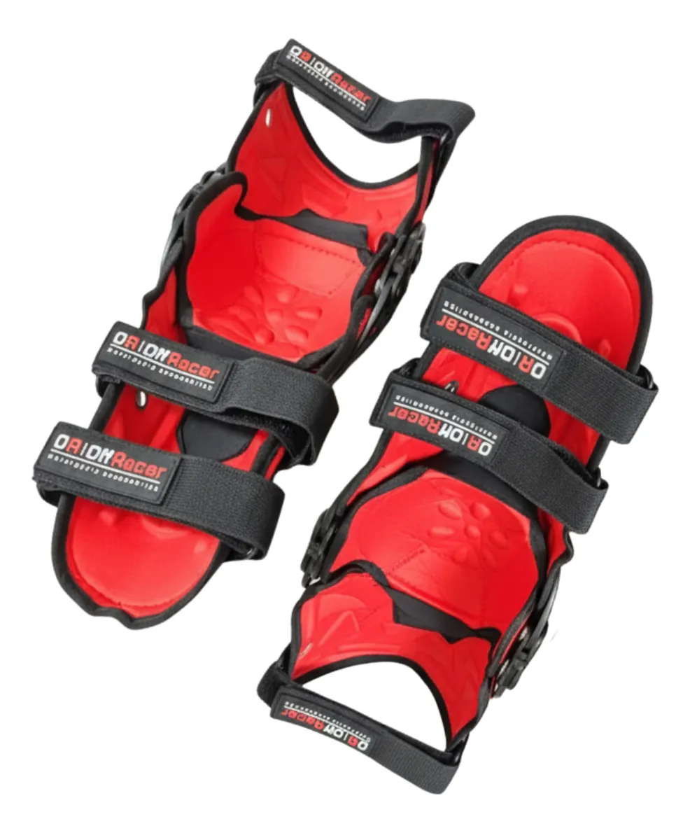 Joelheira Off Racer Articulada Evo Carbono Motocross Trilha