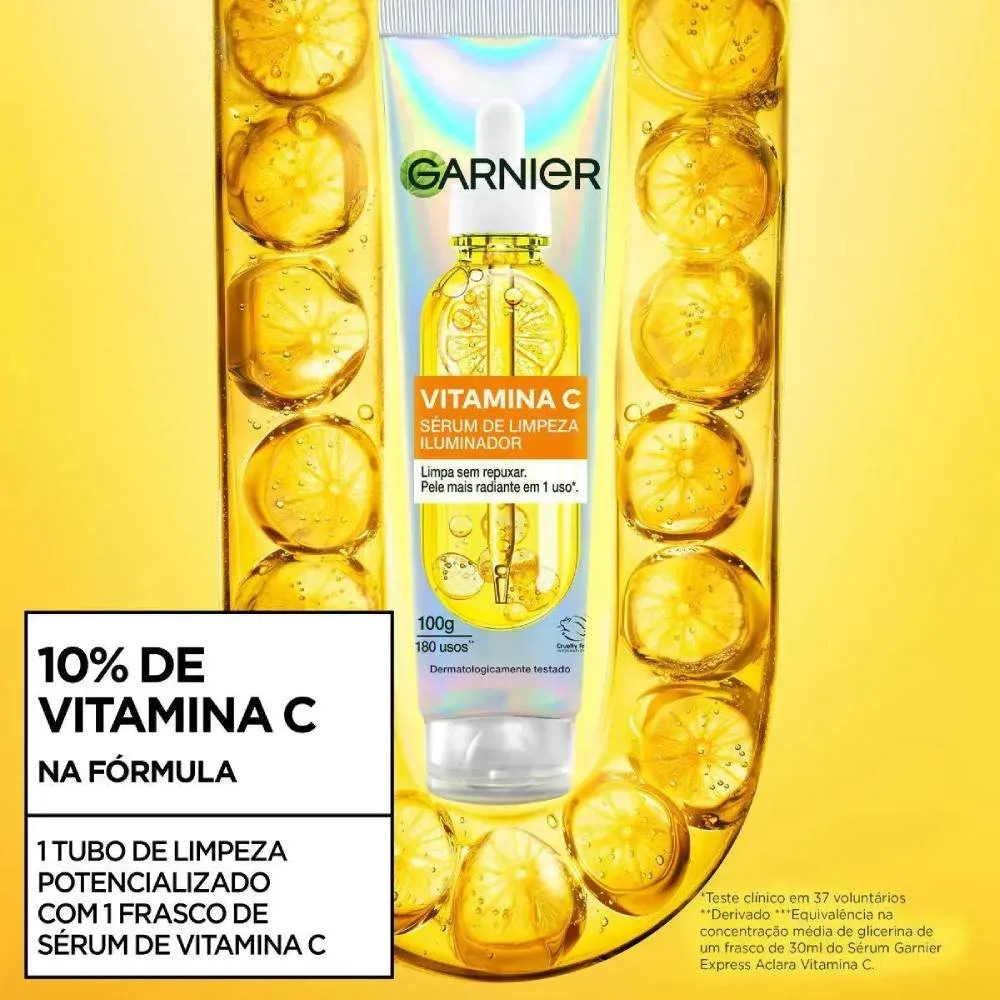 Sérum De Limpeza Facial Garnier Vitamina C 100ml