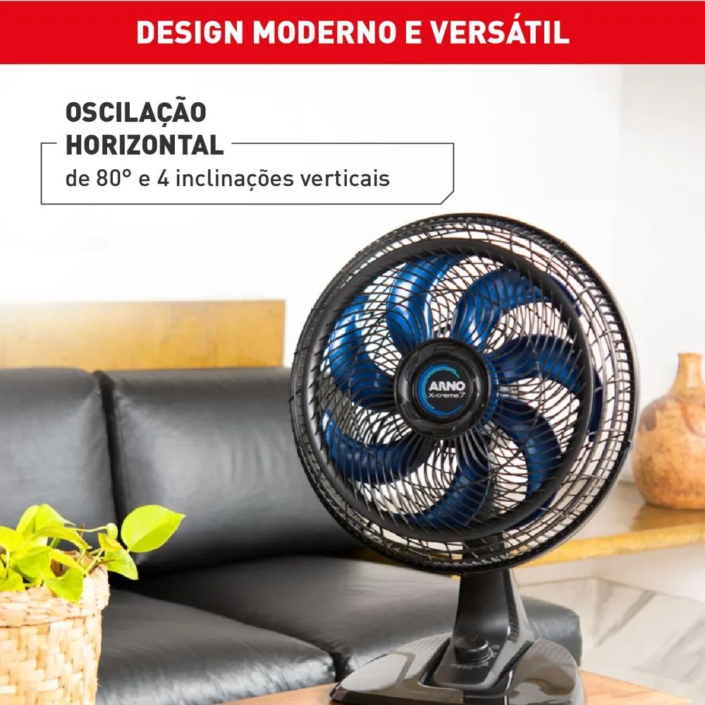 Ventilador de Mesa 40cm Arno X-TREME 7 - 7 PÁS, 150W VE70