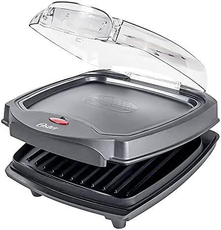 Grill Elétrico Oster Burguer 2 em 1 com Estufa, 110V, 1200W, OGRL500