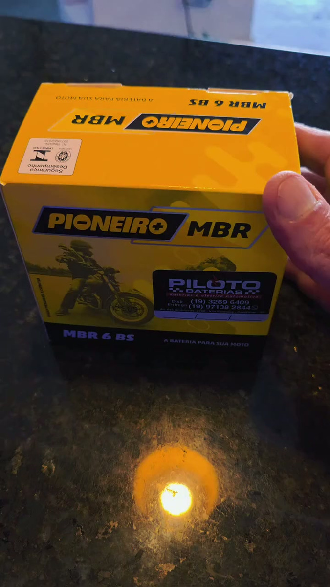 Bateria Mbr 6ah 125150 Cg Titan Biz Nxr Bros Fan Xre300