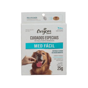 Petisco Porta-Remédios Med Fácil Origem Natural 25 g
