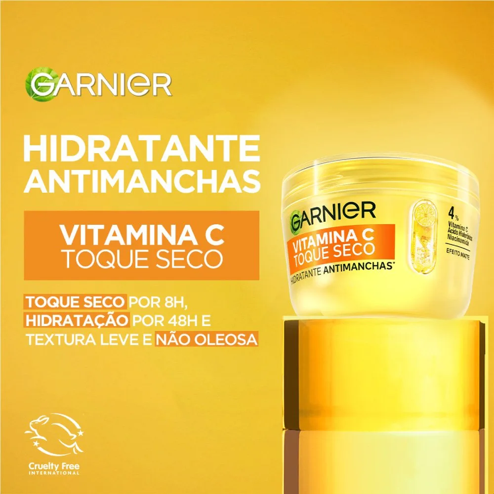 Hidratante Facial Garnier Uniform & Matte Antimanchas Vitamina C 85g
