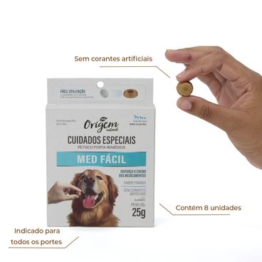 Petisco Porta-Remédios Med Fácil Origem Natural 25 g