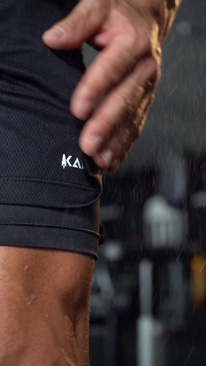 Bermuda 2 Em 1 Short Duplo Com 2 Bolso Laterais E 1 Interno