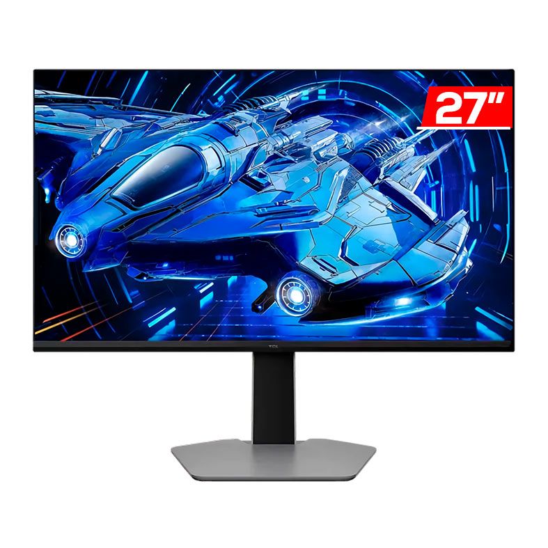 Monitor Gamer TCL 27G64, 27 Pol, QD-Mini LED, QHD, 1ms, 180Hz, G-Sync/FreeSync, HDMI/DP, 27G64