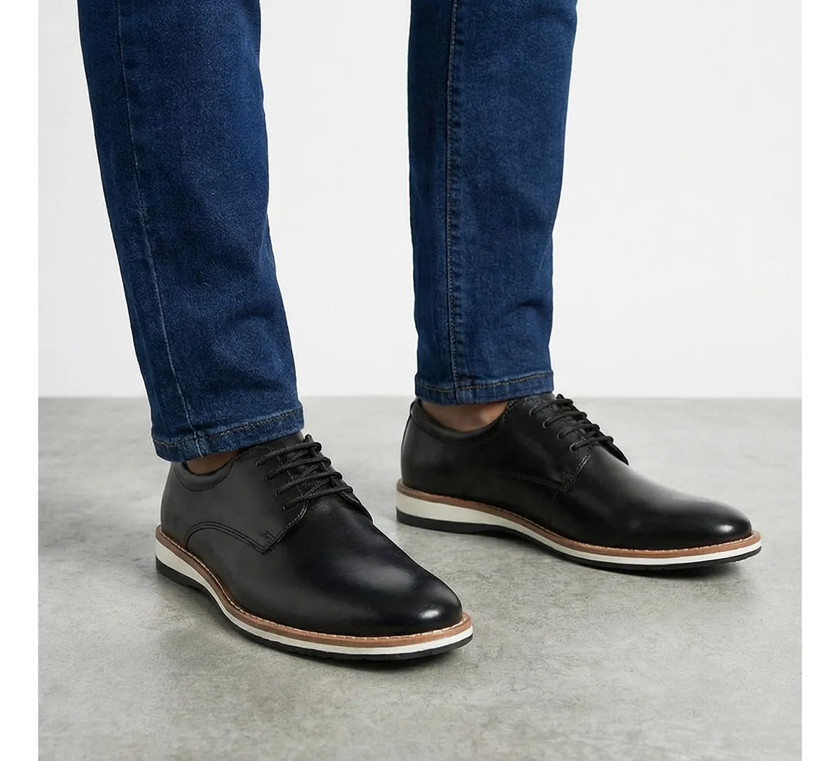 Sapato Social Masculino Casual Oxford Preto Marrom Trabalho