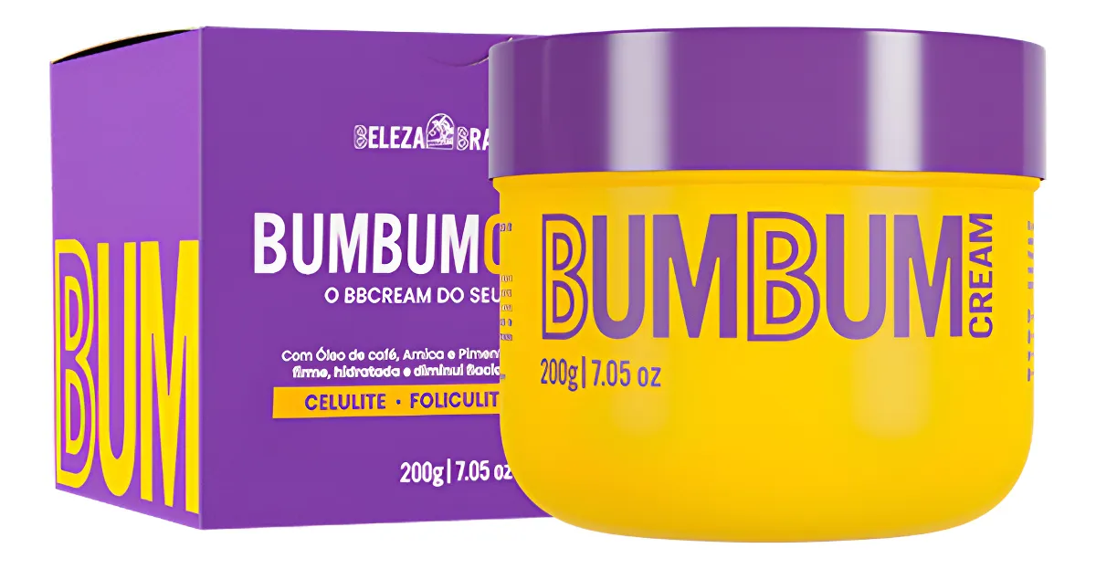 Bumbum Cream 200ml Beleza Brasileira Hidratante Corporal