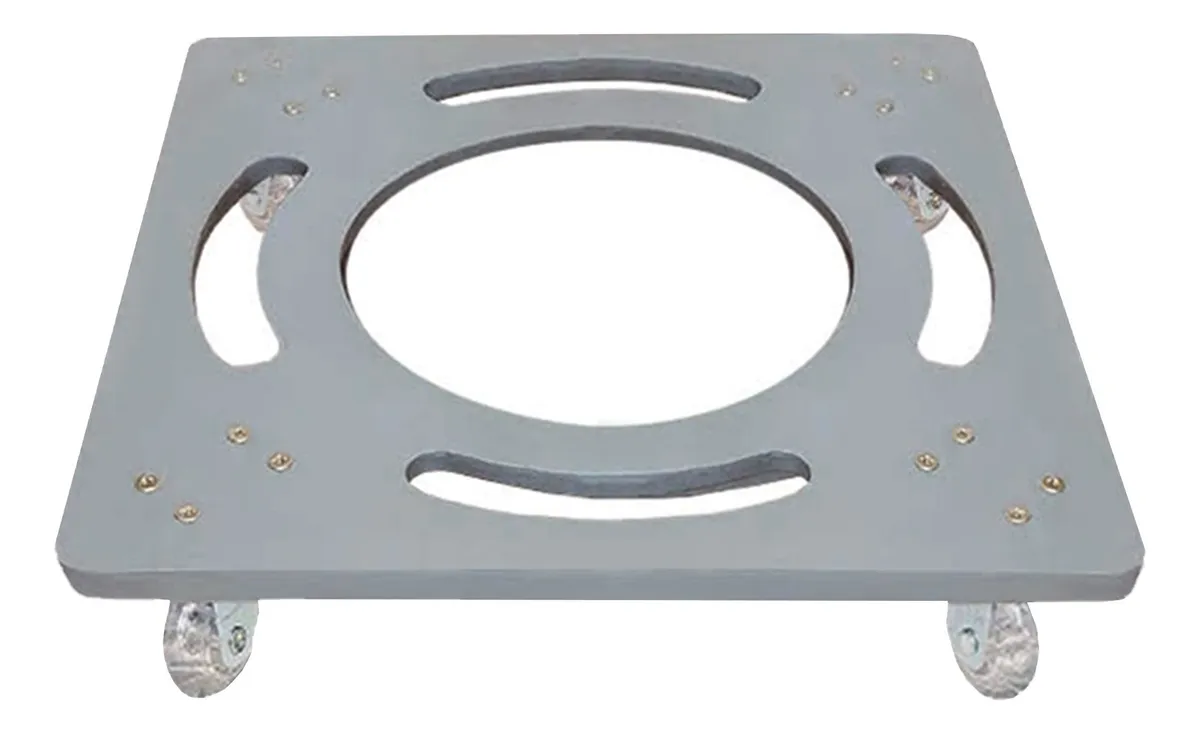 Suporte P/ Prato Vaso Aluminio Anti Risco Anti Ruido Q 45x45